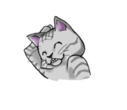 tabby cat sticker #951976