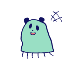 Jellyfish Panda sticker #952331