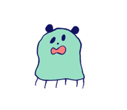 Jellyfish Panda sticker #952336