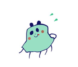 Jellyfish Panda sticker #952347