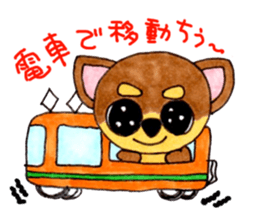 Yamato Maro eyebrow Chihuahua 2 sticker #952428