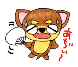 Yamato Maro eyebrow Chihuahua 2 sticker #952430