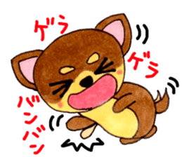 Yamato Maro eyebrow Chihuahua 2 sticker #952439