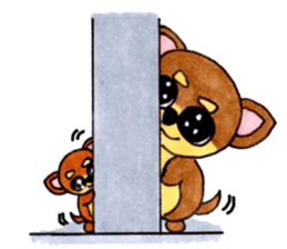 Yamato Maro eyebrow Chihuahua 2 sticker #952443