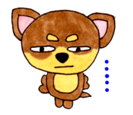 Yamato Maro eyebrow Chihuahua 2 sticker #952445