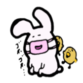 rabbit sticker #953863