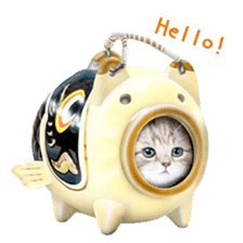 Painting of Kittens sticker #954967