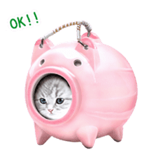 Painting of Kittens sticker #954968