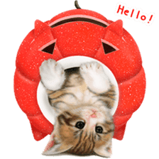 Painting of Kittens sticker #954973