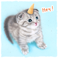 Painting of Kittens sticker #954975