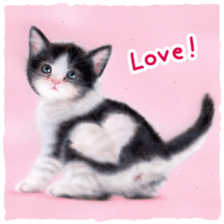 Painting of Kittens sticker #954979