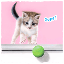 Painting of Kittens sticker #954981