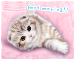 Painting of Kittens sticker #954985