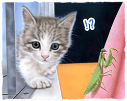Painting of Kittens sticker #954988