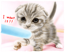 Painting of Kittens sticker #954990