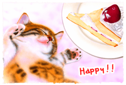 Painting of Kittens sticker #954996