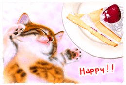 Painting of Kittens sticker #954996