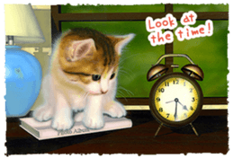 Painting of Kittens sticker #954998