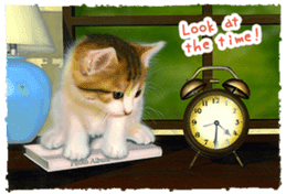 Painting of Kittens sticker #954998