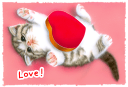 Painting of Kittens sticker #954999