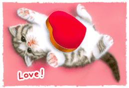 Painting of Kittens sticker #954999