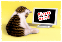 Painting of Kittens sticker #955005