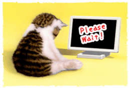 Painting of Kittens sticker #955005