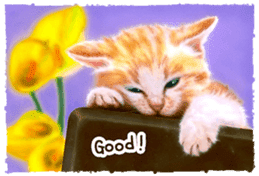 Painting of Kittens sticker #955006