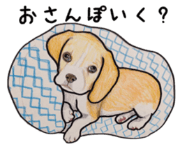 Beagle dog Sticker sticker #955562