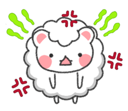 Fluffy Cute Bear (HUWAKUMA) sticker #957099