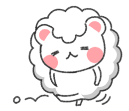 Fluffy Cute Bear (HUWAKUMA) sticker #957105