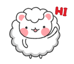 Fluffy Cute Bear (HUWAKUMA) sticker #957107
