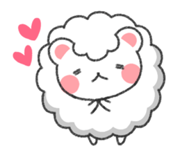 Fluffy Cute Bear (HUWAKUMA) sticker #957112