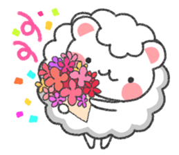 Fluffy Cute Bear (HUWAKUMA) sticker #957113
