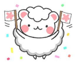 Fluffy Cute Bear (HUWAKUMA) sticker #957116