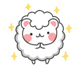 Fluffy Cute Bear (HUWAKUMA) sticker #957117