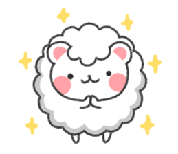 Fluffy Cute Bear (HUWAKUMA) sticker #957117