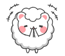 Fluffy Cute Bear (HUWAKUMA) sticker #957119