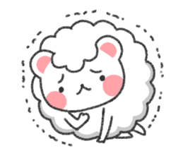 Fluffy Cute Bear (HUWAKUMA) sticker #957121