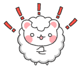Fluffy Cute Bear (HUWAKUMA) sticker #957123
