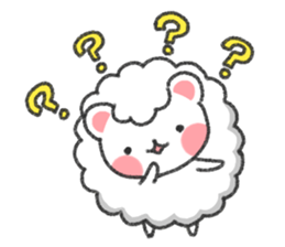 Fluffy Cute Bear (HUWAKUMA) sticker #957125