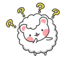 Fluffy Cute Bear (HUWAKUMA) sticker #957125