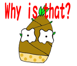 Bamboo shoots sticker #957250