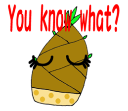 Bamboo shoots sticker #957254