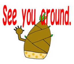 Bamboo shoots sticker #957263