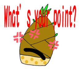 Bamboo shoots sticker #957279