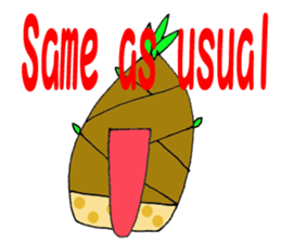 Bamboo shoots sticker #957280