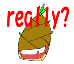 Bamboo shoots sticker #957286