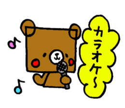 Square Kuma-kun sticker #957453