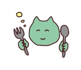 sleeping cats sticker #957632